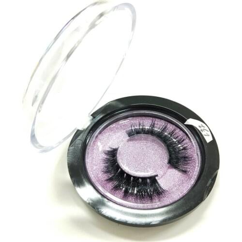 Christmas sale Custom packaging private label mink eyelashes 3d real mink lashes Free shipping 10 pairs / lot fur strip lashes