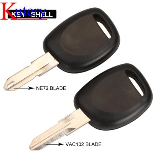 Kutery Replacement Remote Car Key Shell Case Fob For Renault Kangoo Master Traffic With Uncut Blank Blade NE72/VAC102 Blade