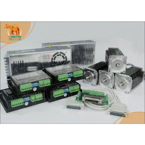 USA Ship& EU Free) Nema 23 Wantai Stepper Motor 425oz-in,3.0A,4Axis CNC Engraver, Cutter 3D Reprap Printer 57BYGH115-003B