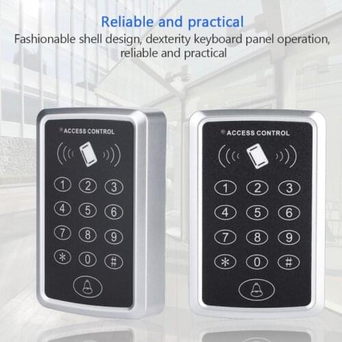 T119 125KHz Door Access Controller RFID Reader Access Control Keypad Digital Panel Card Reader Home Security Door Lock System