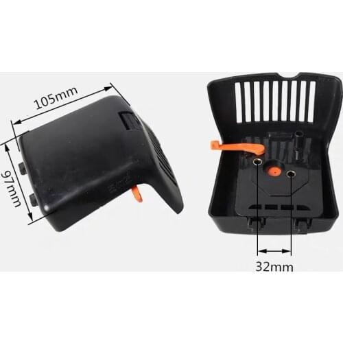 AIR FILTER COMPLETE FOR CHINESE 139F 31CC 4 STROKE TRIMMER BRUSHCUTTER CARB ASY WEEDEATER CARBY BLOWER PARTS FREE SHIPPING