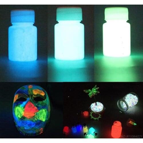 3Color/Set Super Bright Luminous Epoxy Resin Pigment Glow in The Dark Liquid Colorant Body Art UV Body Paint Set Each wholesales