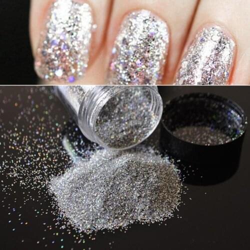10g Fine Glitter Dust Powder Holographic Iridescent Metallic Body Nail Art Craft Nail Art