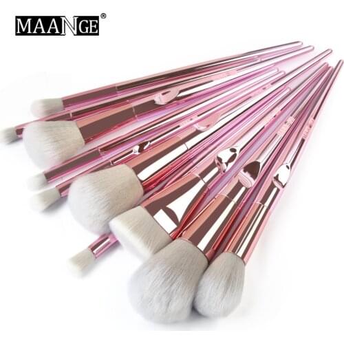 10 Single Finger Makeup Brush Basic Set Novice Cosmetic Tools Hot Selling Gift Set For Women Make Up Brush Set