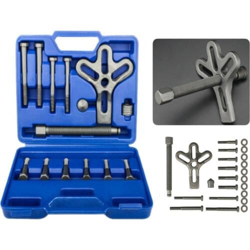 13pcs Harmonic Balancer Steering Wheel Puller Removal Automotive Tools Heavy Duty Crankshaft Gear Pullery Repair Kit