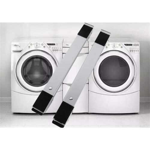 2 Pcs Washing Machine Refrigerator Mobile Base Stand Bracket 24 Wheel Universal Washing Machine Dryer Holder