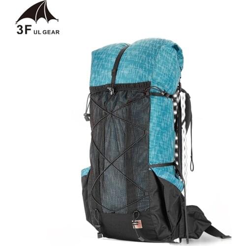 3F UL GEAR Water-resistant Hiking Backpack Lightweight Camping Pack Travel Mountaineering Backpacking Trekking Rucksacks 40+16L