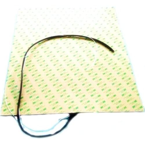 550*550*1.5mm heat bed for 3d printer 230v 1000w adhesive 1 side 100k thermistor 1000mm lead wire out from middle of 1 side