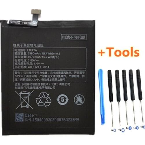 100% original Good quality Real LTF23A 4070mAh Battery For Letv LeEco Le Pro 3 X720 X722 X728 Battery Replacement