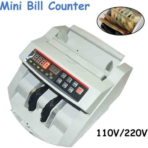 Automatic Money Counter with UV+MG+IR+DD Detecting Cash Counting Machine Suitable for Multi-Currency Bill Counter 110V/220V
