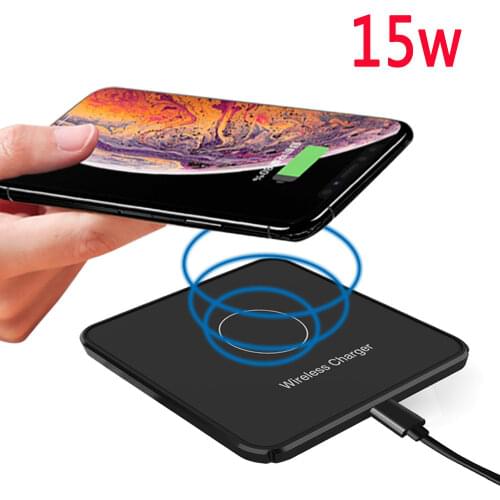 For iPhone Charger Wireless 11 Pro 8 X XR XS Max 10W USB Wireless Fast Charger Pad for iPhone Samsung Huawei Xiaomi