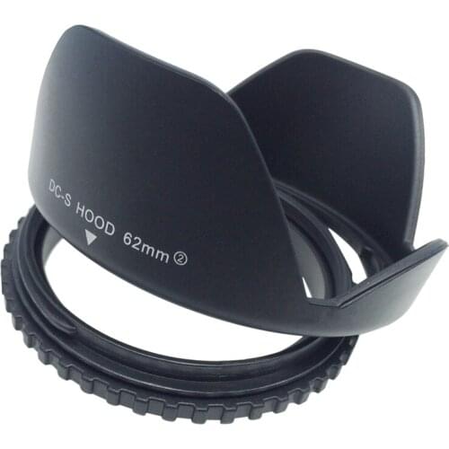 Camera Lens Hood,62mm Bayonet Lens Hood for DSLR Camera Photo Photography