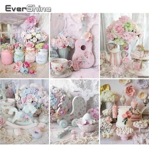 EverShine Diamond Embroidery Landscape Diamond Painting Set Still Life Picture Of Rhinestones 5D DIY Cross Stitch Handicraft