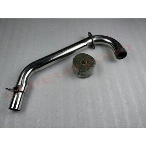 Header Manifold Exhaust + thermal heat wrap roll for Yamaha SR400 SR500 1978-2009 / 2010-2019