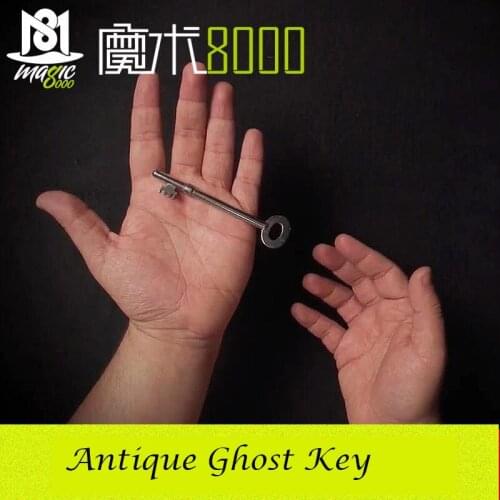 Magic Secret Bronze Ghost Key Creativity Supernatural Props Live Close-up Performance
