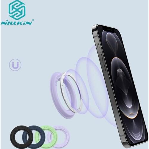 Magnetic Holder for iPhone 12 Pro Max Nillkin Sticker Fixed Mount Bracket for iPhone 12 Mini Magnetic Ring Holder