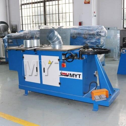 Ventilation Duct Forming Electric Round Elbow Making Machine