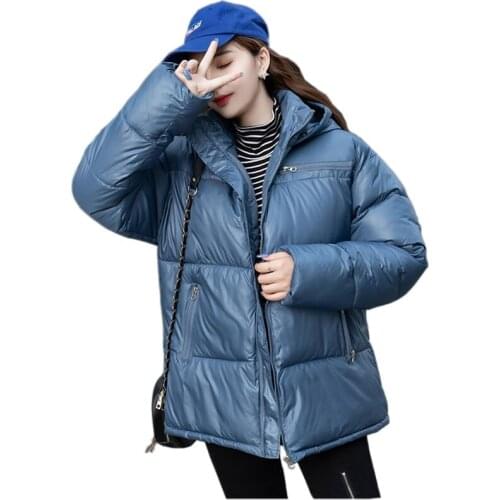 Fashion Short Padded Jacket Women Winter Parka Harajuku Loose Students Korean Cotton Coat Plus Size Down Cotton Outerwear KW160