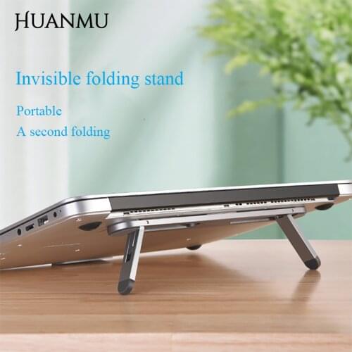 Notebook Laptop Computer Invisible Bracket Desktop Increased Stand Cooling Shelf Folding Portable Support Base Home Office Tools