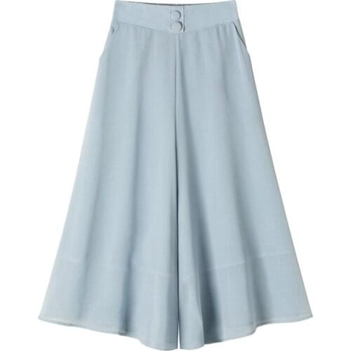 Cheap wholesale 2021 spring summer new fashion casual Popular long women Pants woman female OL Cropped Trousers Py1490