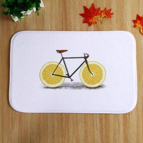 The latest design in black and white skull home bedroom door mats carpet