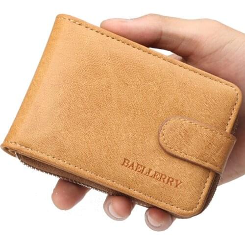 With Coin Pocket Hot Sale New Style Hasp Fashion Brand Quality Purse Wallet for Men Design Mens Wallets
