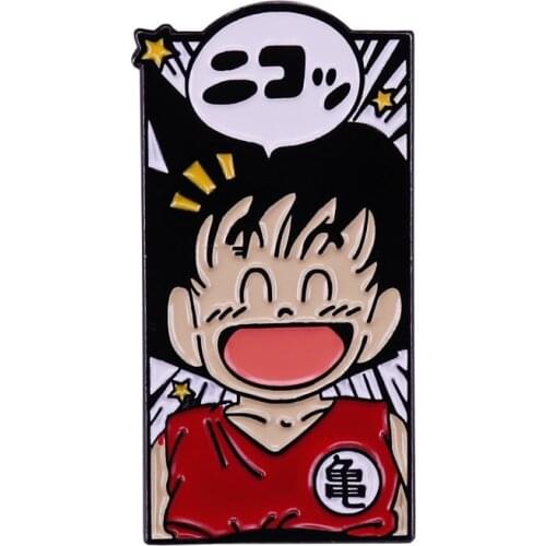 Happy Kid-Goku Turtle School Pin A cute baby Saiyan for your collection
