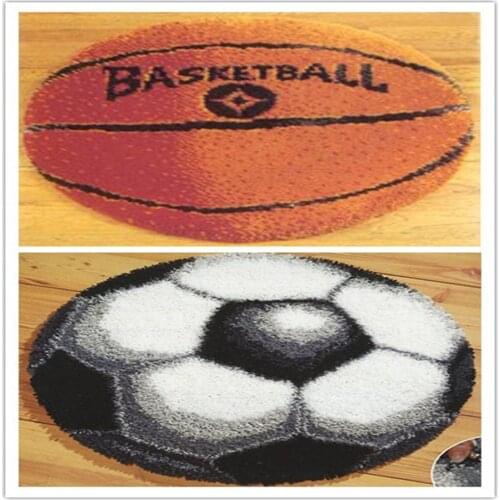 USA shipping Latch Hook Kit Rug Cushion Pillow Mat DIY Craft Sport Cross Stitch Needlework Crocheting Rug Embroidery 8