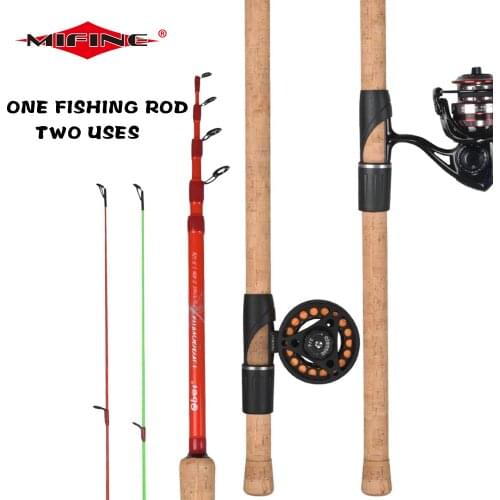 MIFINE Dragonfly Fly Fishing Rod Ul Spinning Lure Wt:1.2-12g Casting Rod