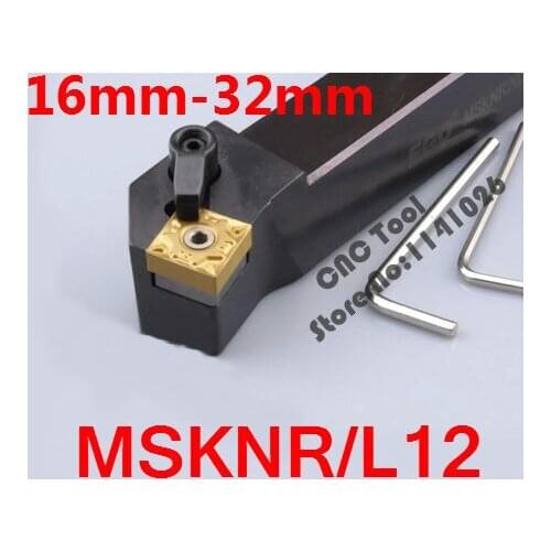 Angle 75 MSKNR1616H12 MSKNR2020K12 MSKNR2525M12 MSKNR3232P12 MSKNL1616H12 MSKNL2020K12 MSKN the Right/Left CNC Turning tools