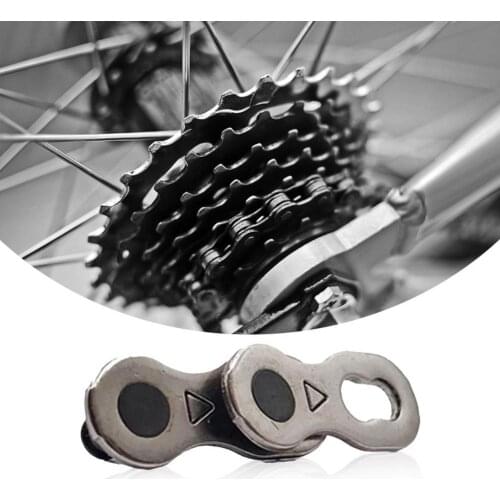 1 Pair Chain Buckles 6/7/8/9/10/11-speed Replacement Parts Metal Sturdy Quick Release Buckles Sturdy Magical Buckles for Bike