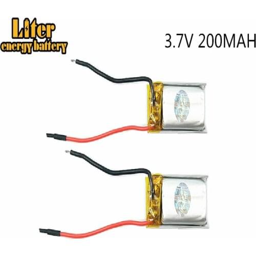 20PCS 3.7V 200mAh 701723 Lipo battery For Syma S107G S109G S111G Remote Control Helicopter MJXRC X900 X901 Toys battery