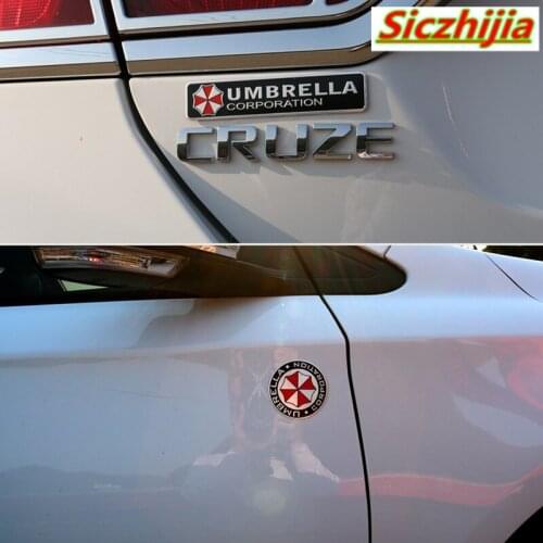 3D car biohazard umbrella sticker for Subaru Forester Outback Legacy Impreza XV BRZ