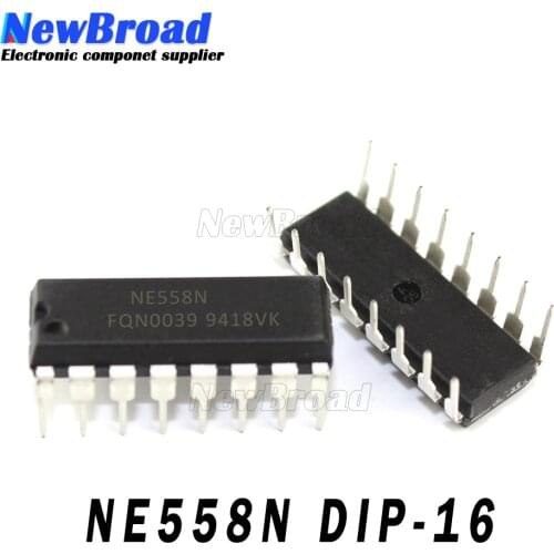 5pcs NE558N DIP16 NE558 DIP-16 558N