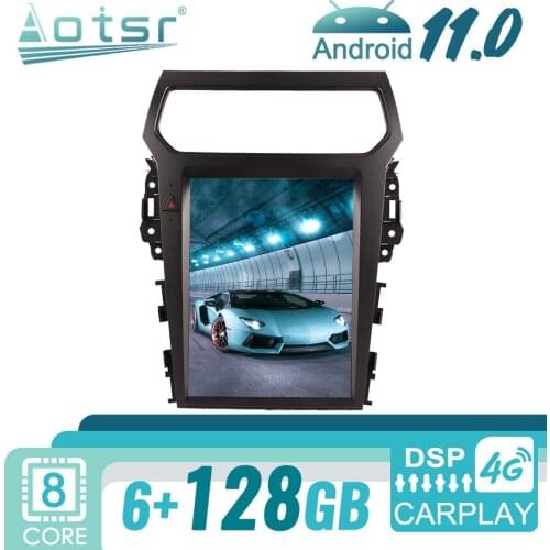 Android For Ford Explorer 2014 - 2019 Tesla Car Radio GPS Navigation Multimedia Video Player Stereo Audio Head Unit CD Player