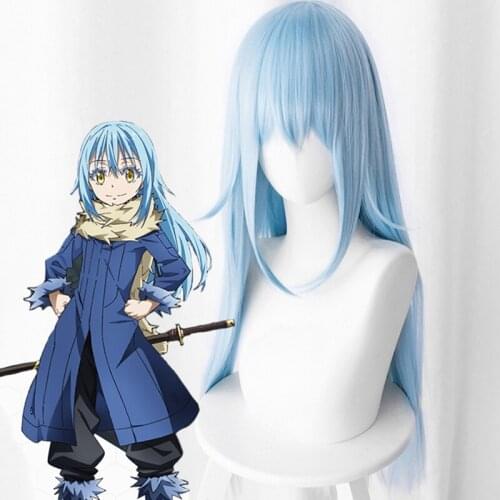 Anime That Time I Got Reincarnated As A Slime Cosplay Wig Rimuru Tempest Cosplay Wigs Tensei Shitara Slime Datta Ken Halloween