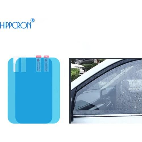 Car Rearview Mirror Protective Anti Fog Car Mirror Window Clear Film Film Waterproof Car Sticker 2 Pcs/Set