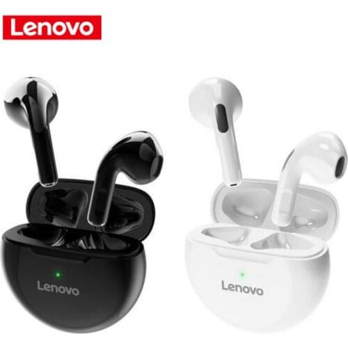 2021 New Lenovo HT38 Wireless Headphones Sports Earphone Stereo Bluetooth Earbuds Noise Cancellation Earphones For iPhone 12