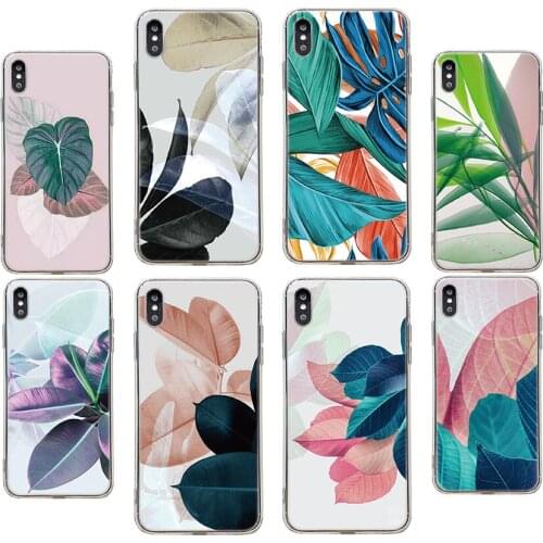 Case For Blackview A80s A80 pro A60 A70 BV9600 Pro Silicone soft TPU Cover Leaves Silicone phone case