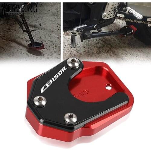 For Honda CB150R 2017 2018 2019 2020 2021 Motorcycle CNC Kickstand Foot Side Stand Extension Support Plate Pad