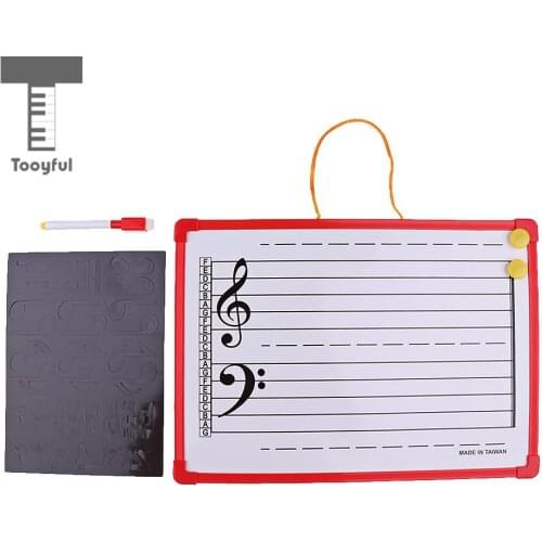 Music Notation Whiteboard Dry Erase Board with Music Staff Magnet for Meeting School Teaching