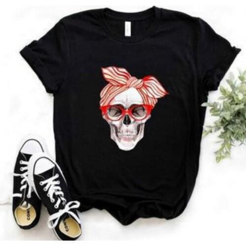 Harajuku Funny Punk Print T Shirt Women Fashion Casual Short Sleeve Summer Woman Tshirts Chemise Femme Tops Mujer Verano 2020