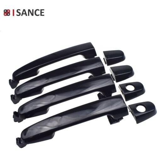 ISANCE Outside Door Handle Rear Front L & R SET For Toyota Camry Corolla Matrix RAV4 Yaris Solara Prius 69211AA020 69227AA010