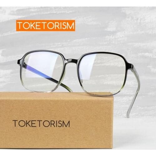 Toketorism Computer Glasses Men tr90 Blue Light Blocking Glasses Anti Radiation Eyewear for Women