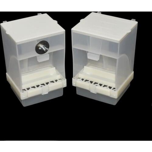 1pcs Pet Bird Prevention Splash Food Container Parrot Hanging Automatic Feeder Bird Feeder Starling Animal supplies