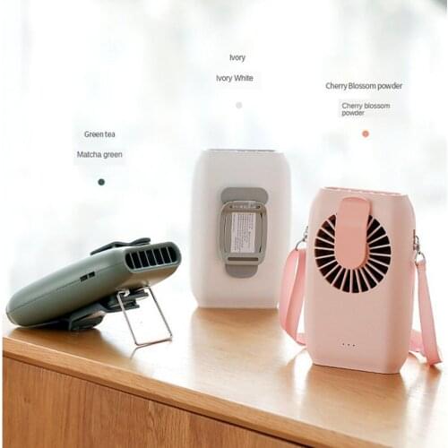 Small Quiet Mini Neck Fan Hand held USB Summer Cooling for Home Office