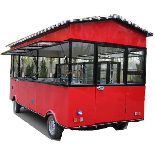 Mobile Catering Carts Street Fast Food Trucks for Sale Breakfast Snack Ice Cream Shop Kitchen Equipment