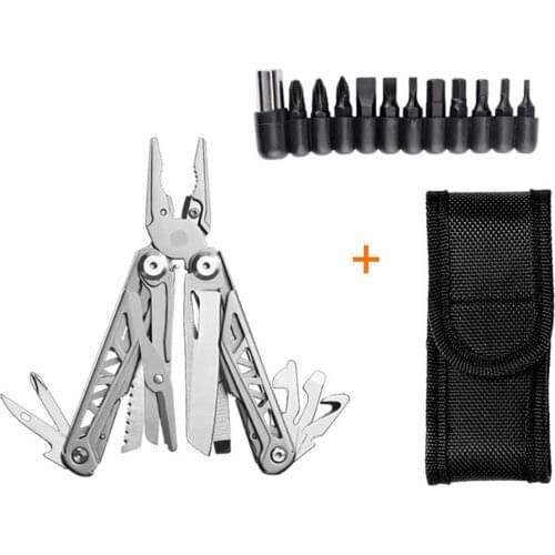 EDC Camping Hardness Multitool Plier Cable Wire Cutter Multifunctional Multi Tools Outdoor Camping Folding Knife Pliers