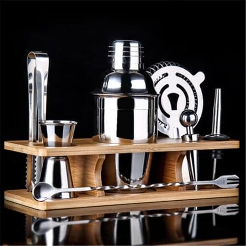 Cocktail Shaker Bar Set Stainless Steel Shaker Set 350ml/550ml/750ml