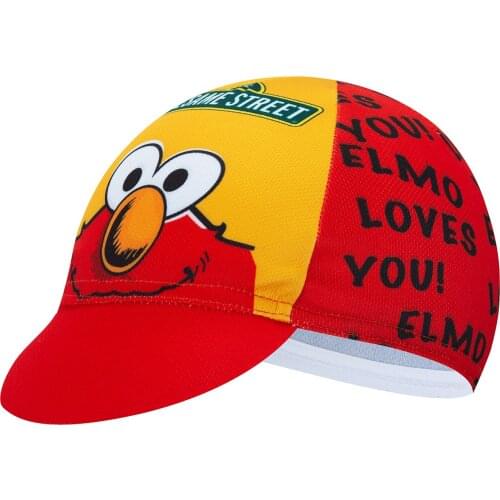 New 2021 Cartoons Summer Cycling Cap Red Yellow Classic Hat Breathable Bike Hat Cycling Cap Rapha Cycling Bandanas Headwear